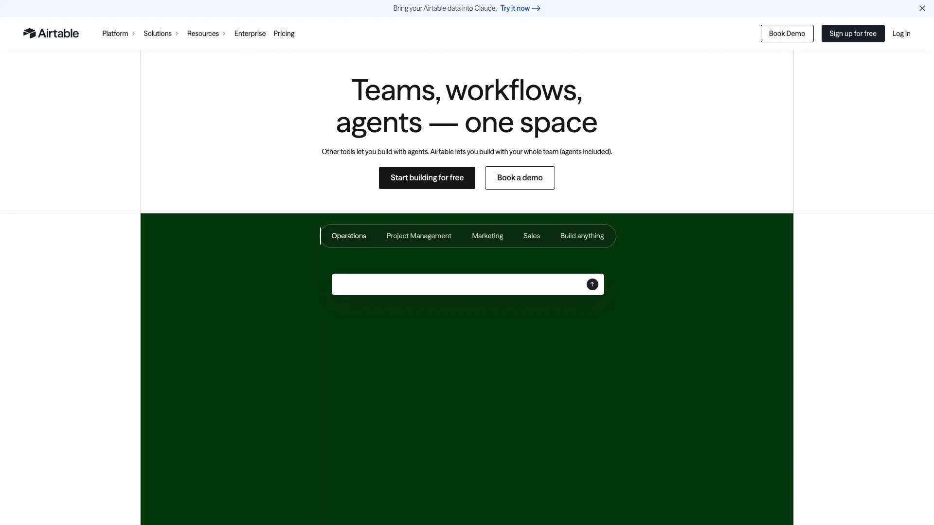 Airtable platform for structured campaign records and marketing production workflows